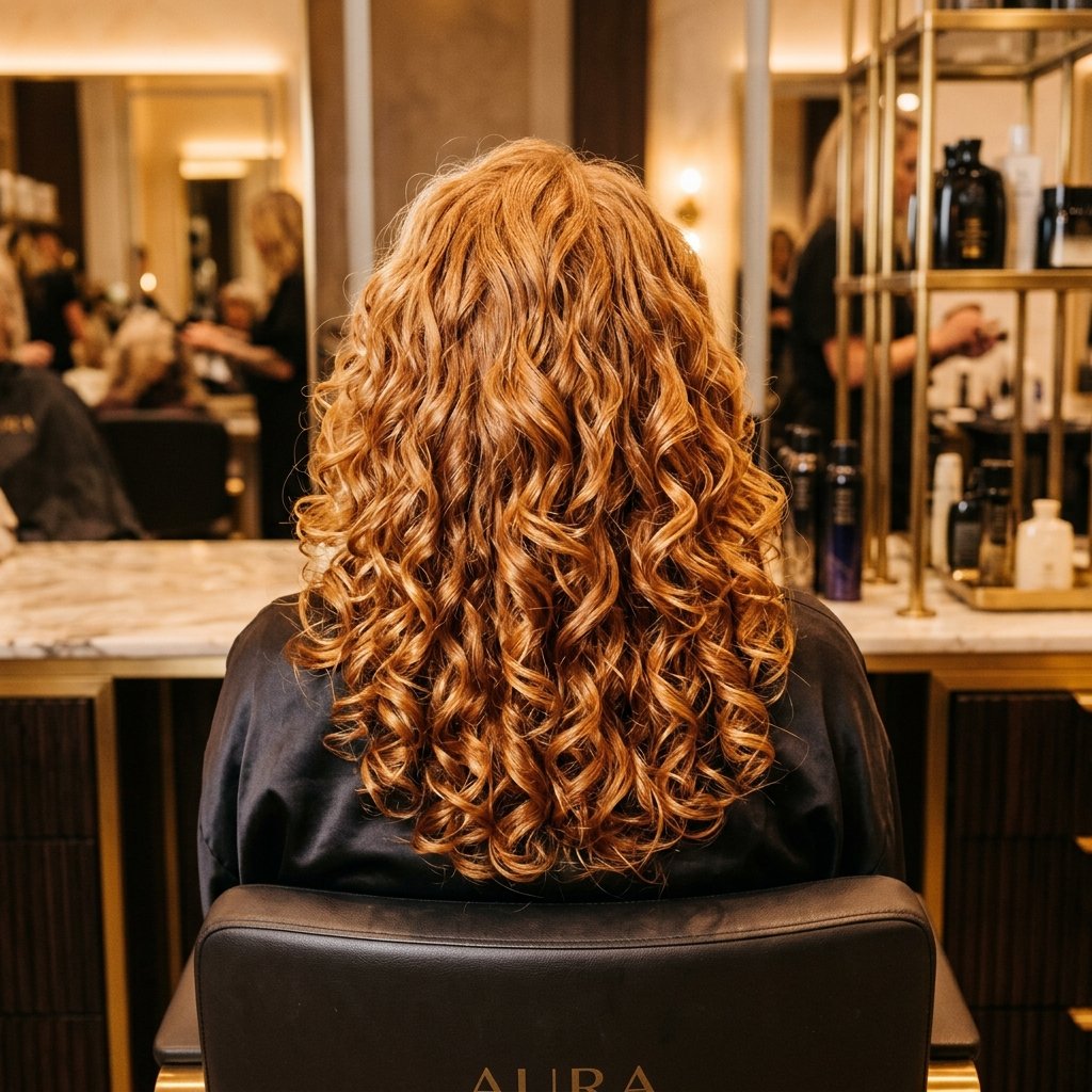 Hairport Salon Trendy Hair Curls Transformation Outcome