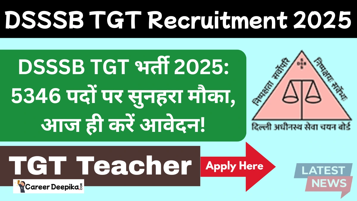 DSSSB TGT Recruitment